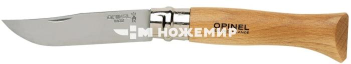 Нож складной нержавеющая сталь клинок 9 см рукоять бук Tradition №09 Opinel-001083