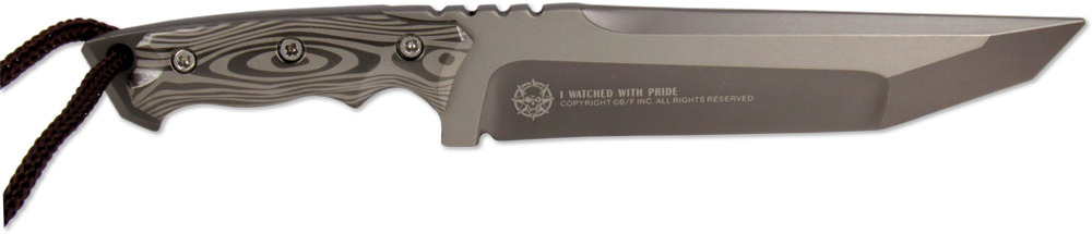Брелок металлический нож с ножнами E-209 "Ножемир"