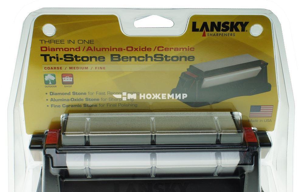 Точильная система настольная Lansky Tri-Stone Benchstone