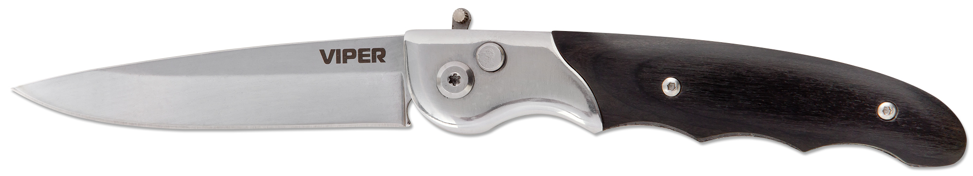 Нож автоматический с деревянной рукоятью Ножемир Чёткий расклад Viper A-121B