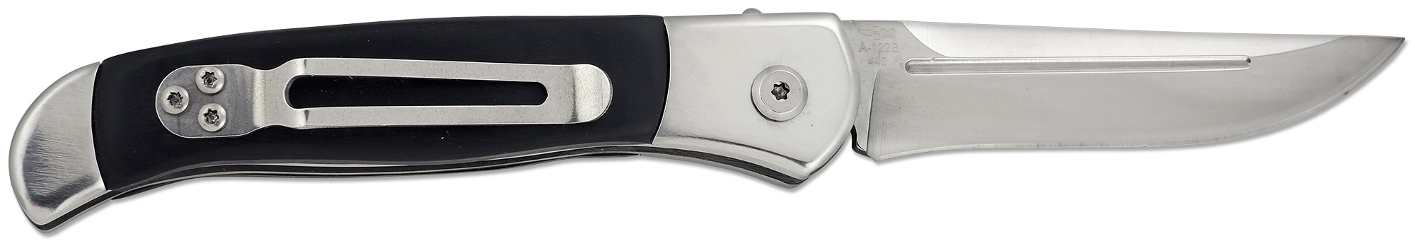 Нож автоматический деревянная рукоять с клипсой Ножемир Чёткий расклад Garm A-122B