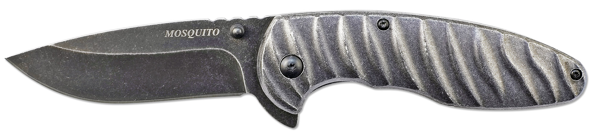 Нож полуавтоматический с металлической рукоятью и клипсой Чёткий расклад Mosquito A-146