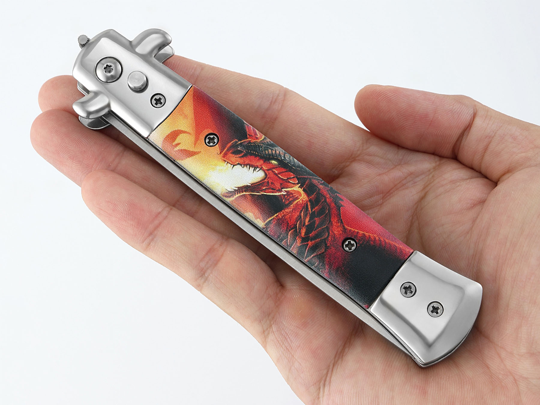 Расческа выкидная Ножемир SKALP ABR-9