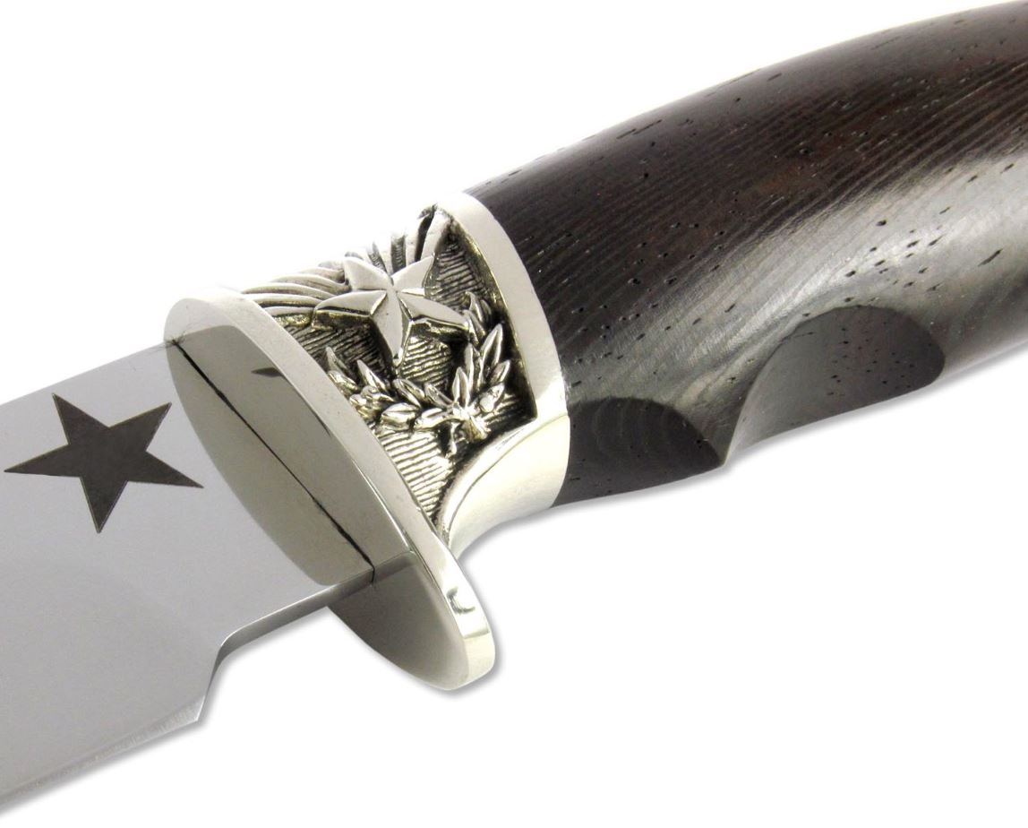 Нож кованый ручной работы АРМЕЙСКИЙ (5743)к Тополь
