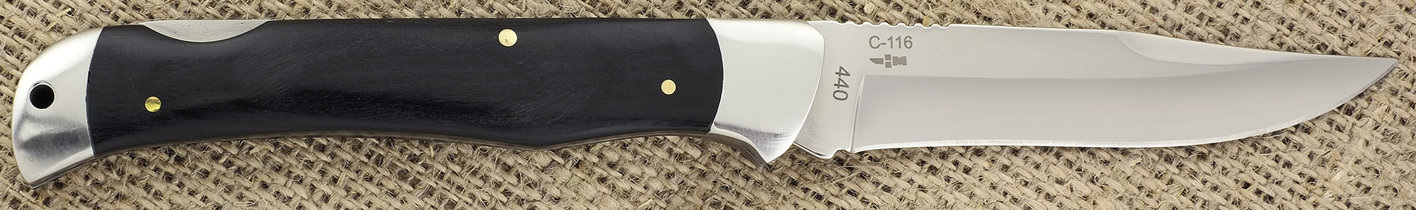 Нож складной небольшой деревянная рукоять Ножемир Колонок C-116BN