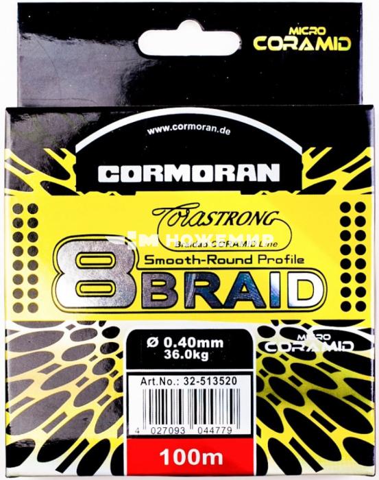 Шнур плетёный Cormoran 8 braid CMN-0,10
