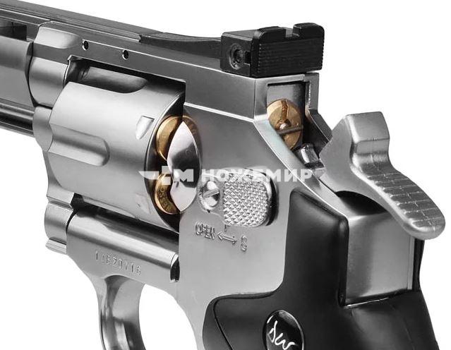 Пневматический револьвер калибр 4,5 мм ASG Dan Wesson 2.5 Silver