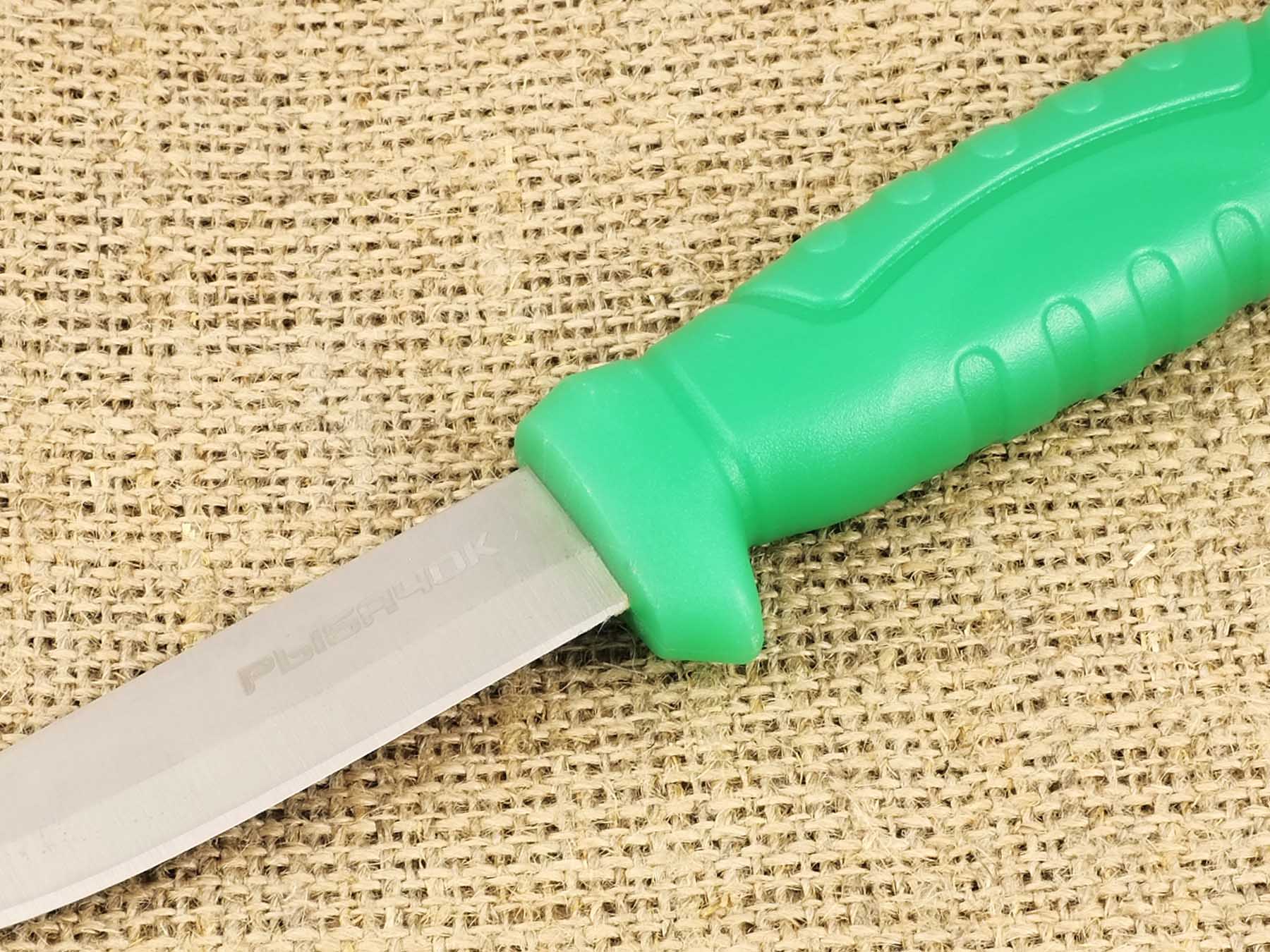 Нож нескладной рыбацкий Ножемир Рыбачок F-285G с пластиковыми ножнами