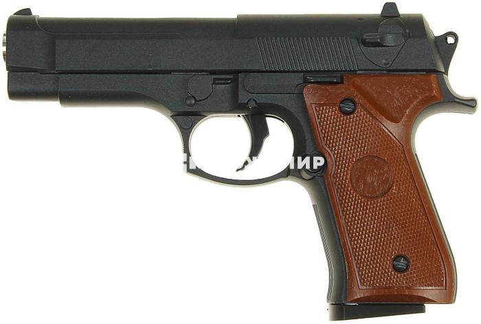 Страйкбольный пистолет пружинный Beretta 92 mini Galaxy G22