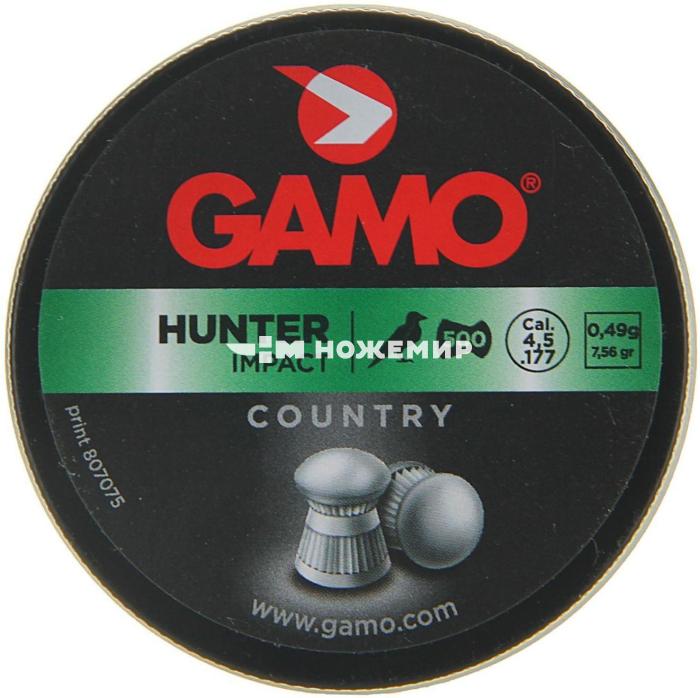 Пули для пневматики калибр 4,5 мм Gamo Hunter(500)