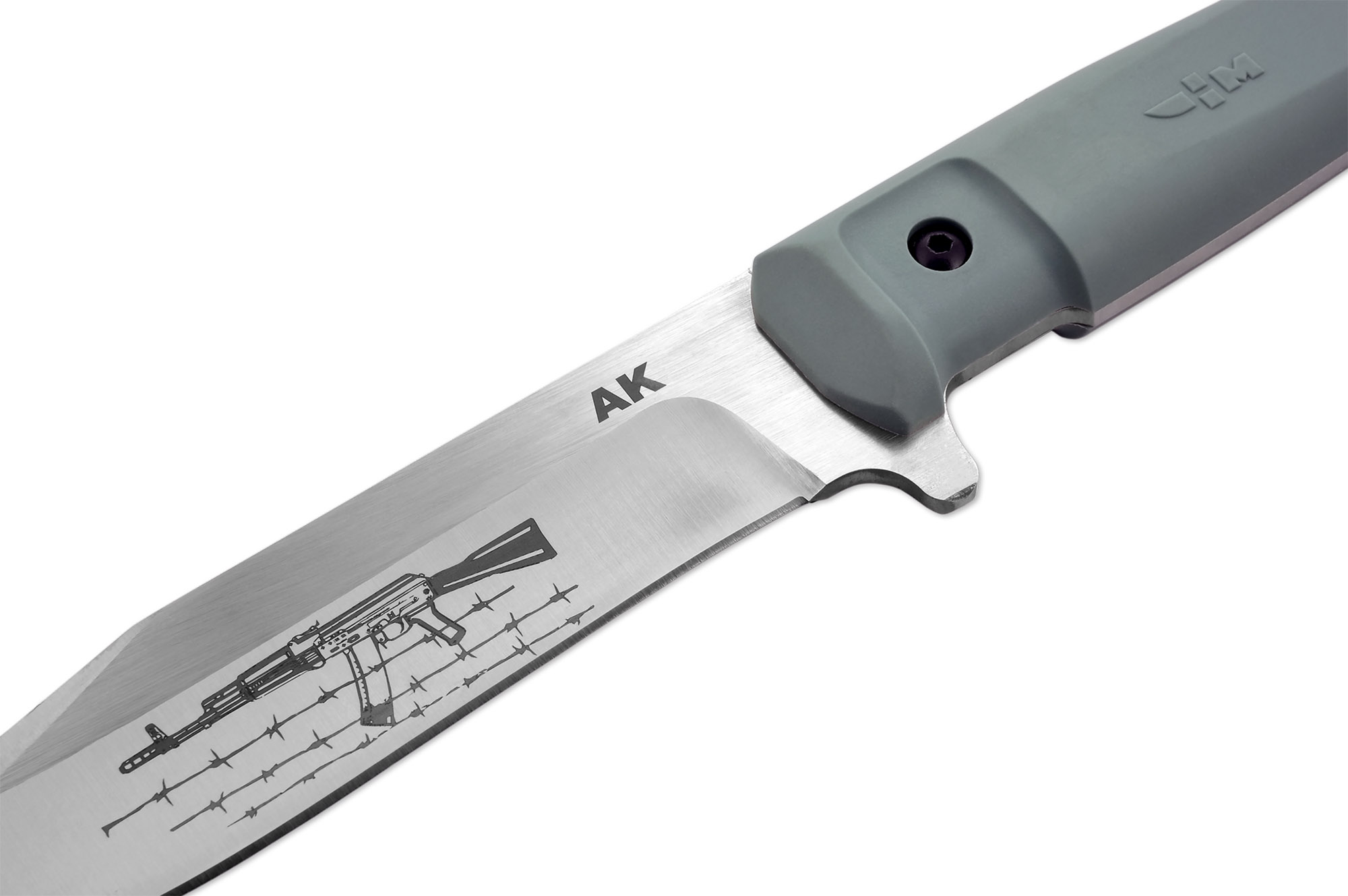 Нож туристический цельнометаллический Ножемир АК H-190AK с ножнами из кордуры