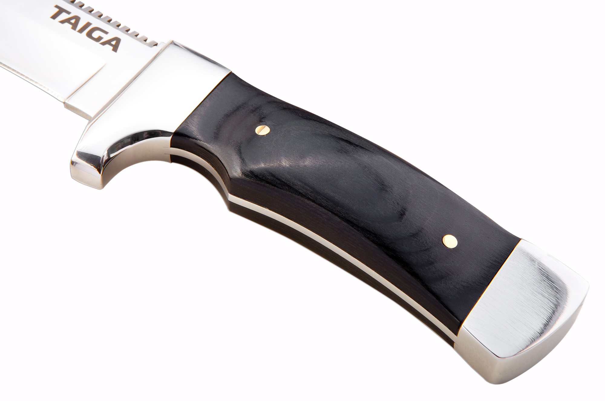 Нож туристический с деревянной рукоятью и нейлоновым чехлом Ножемир Taiga H-229