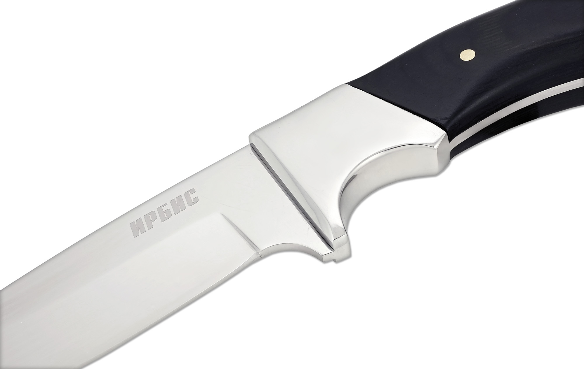 Нож туристический с деревянной рукоятью и нейлоновым чехлом Ножемир Ирбис H-233