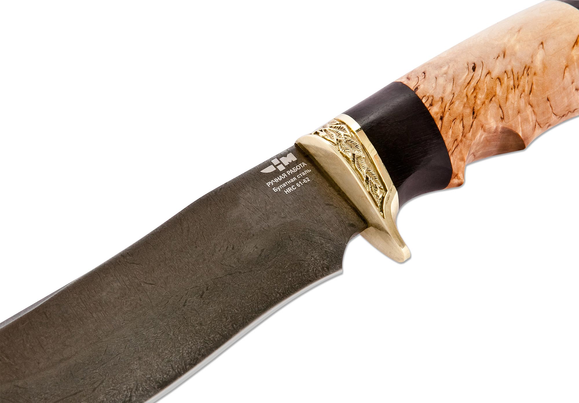 Нож ручной работы Ножемир булатная сталь ОРЛАН (4196)б