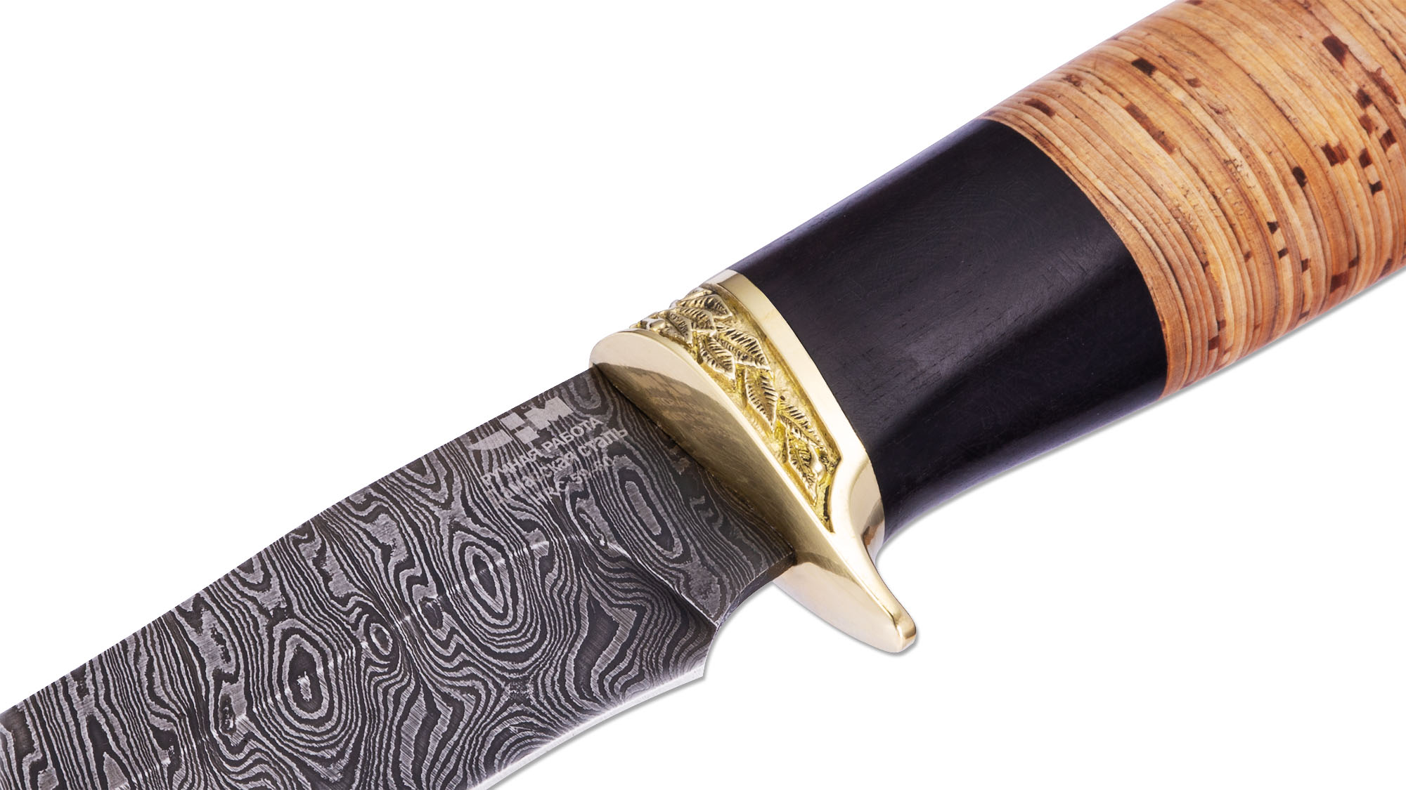 Нож ручной работы Ножемир из дамасской стали ОРЛАН (8784)д