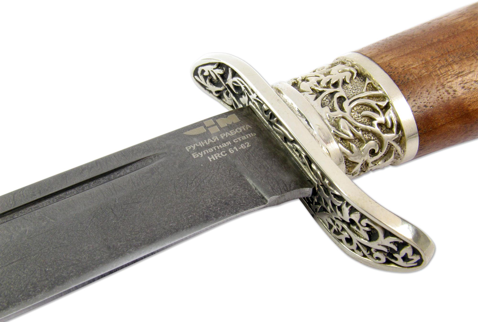 Нож ручной работы Ножемир булатная сталь РАЗВЕДЧИК (0143)б
