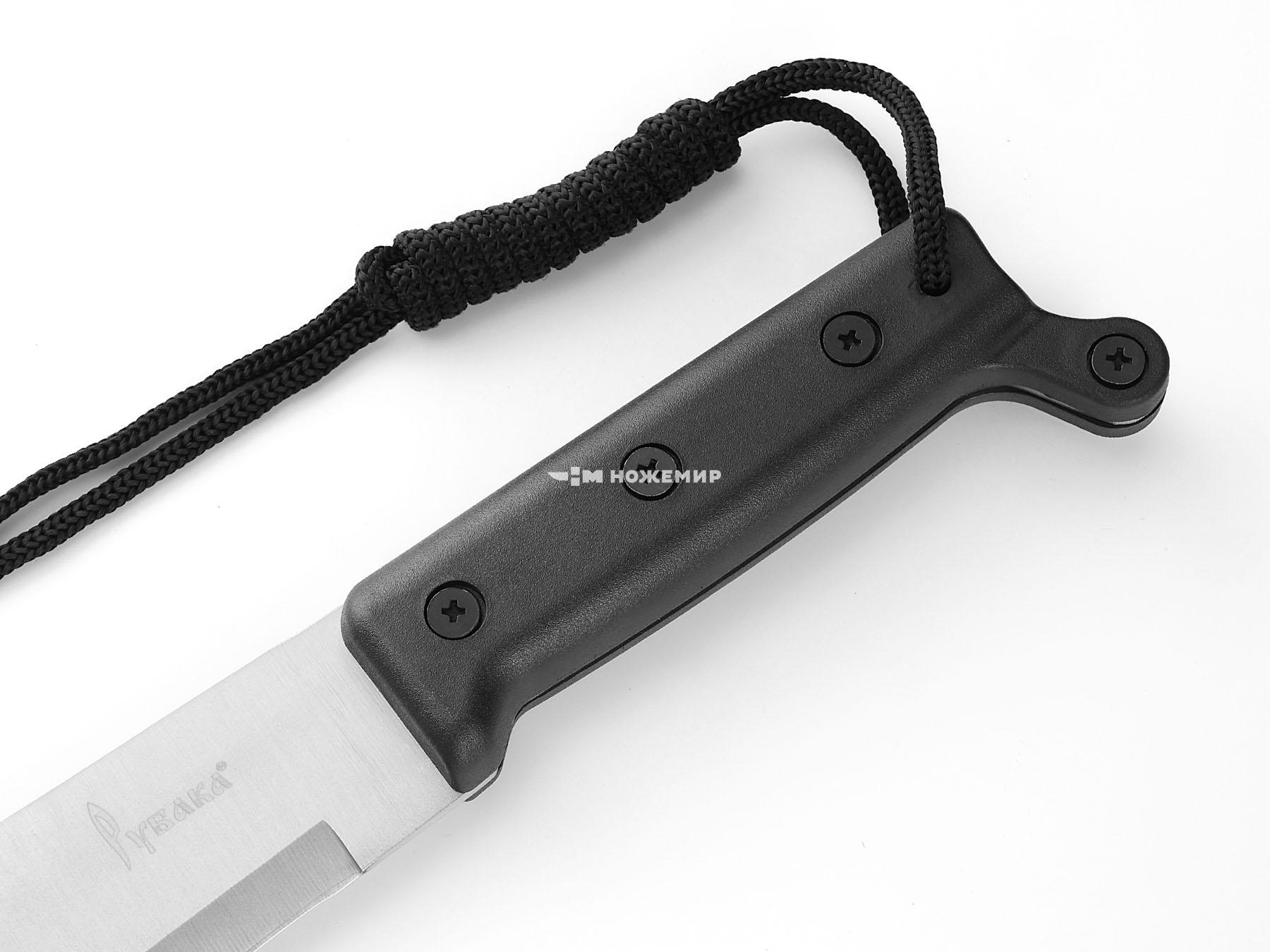 Мачете туристический нож с темляком и ножнами Рубака T125RUL