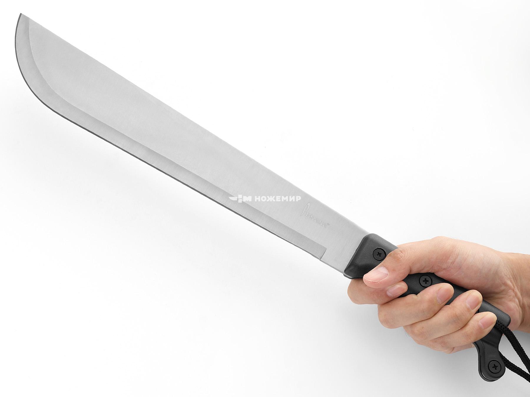 Мачете туристический нож с темляком и ножнами Рубака T125RUL