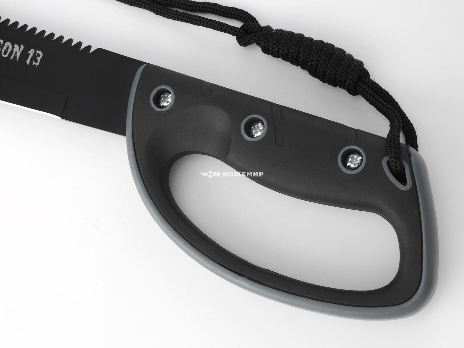 Мачете Джейсон туристический Рубака JASON 13 T135 JAS с темляком и ножнами из кордуры