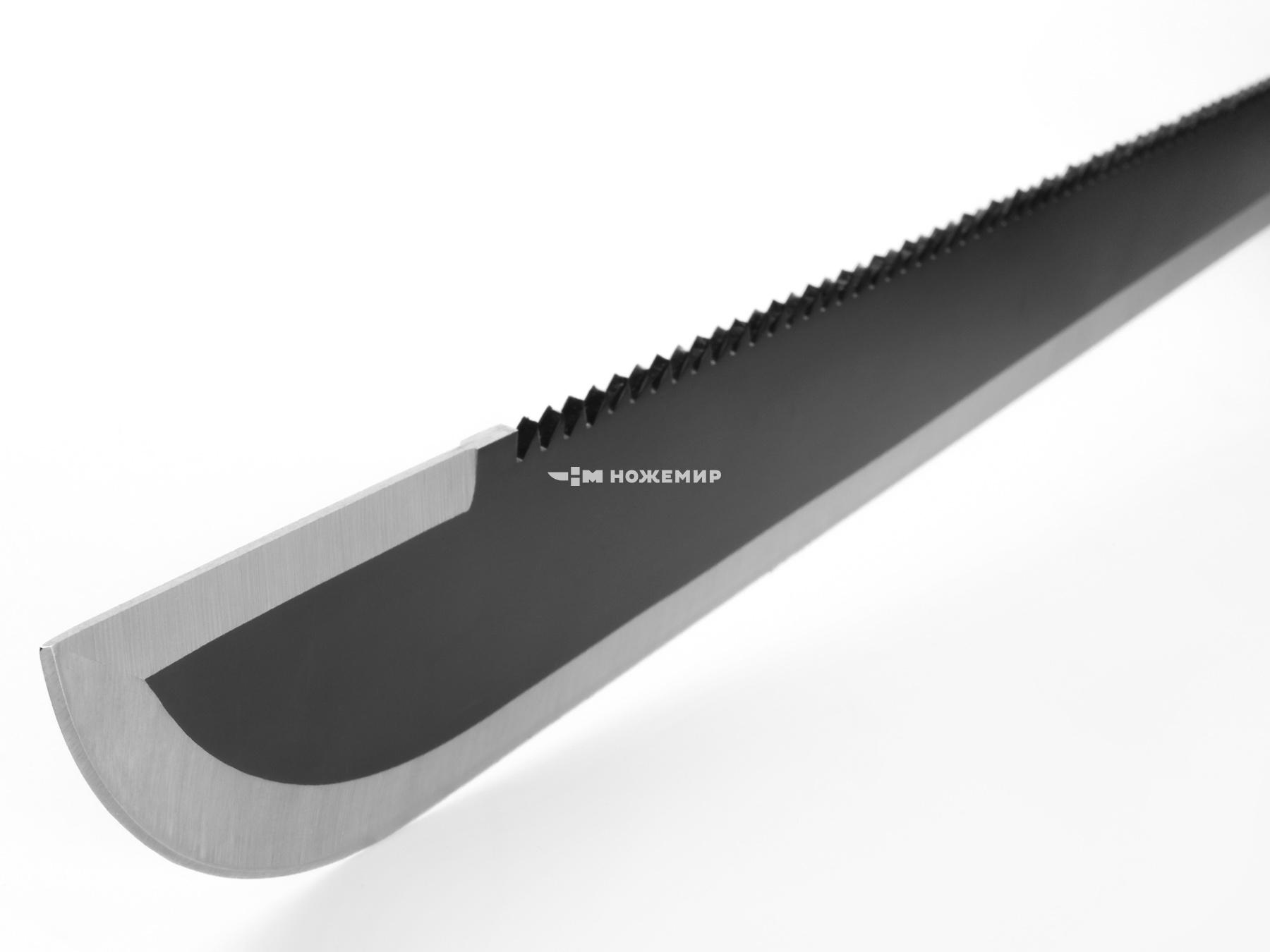 Мачете туристический большой нож с пилой на обухе Рубака T149BAT с темляком и ножнами