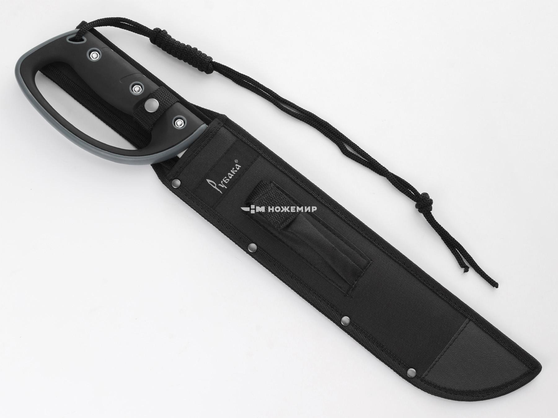 Мачете туристический Рубака WOODSMANZ T152 WOOD с темляком и ножнами из кордуры