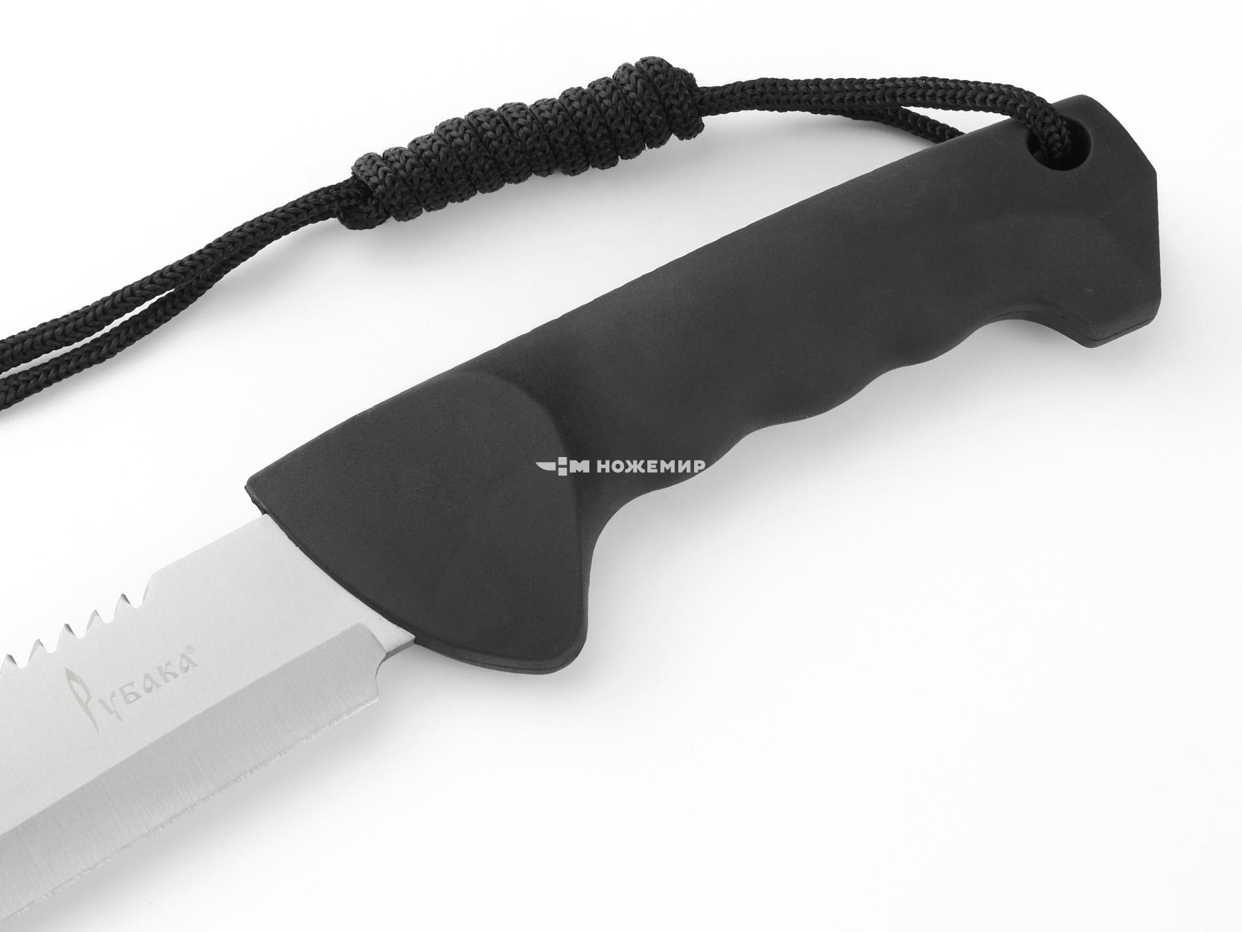 Мачете туристический нож большой с пилой на обухе Рубака T186SOG с темляком и ножнами