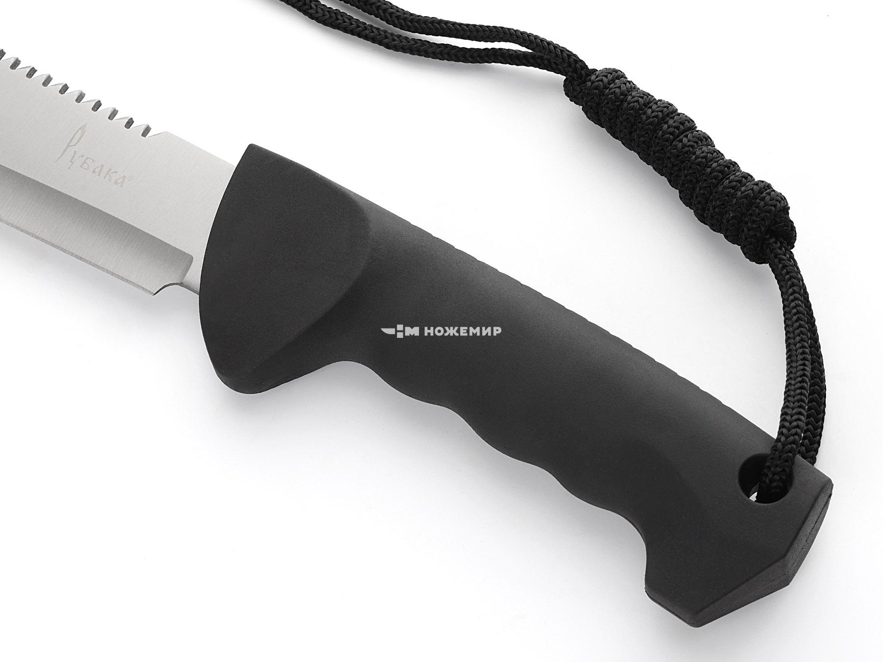 Мачете туристический нож большой с пилой на обухе Рубака T186SOG с темляком и ножнами