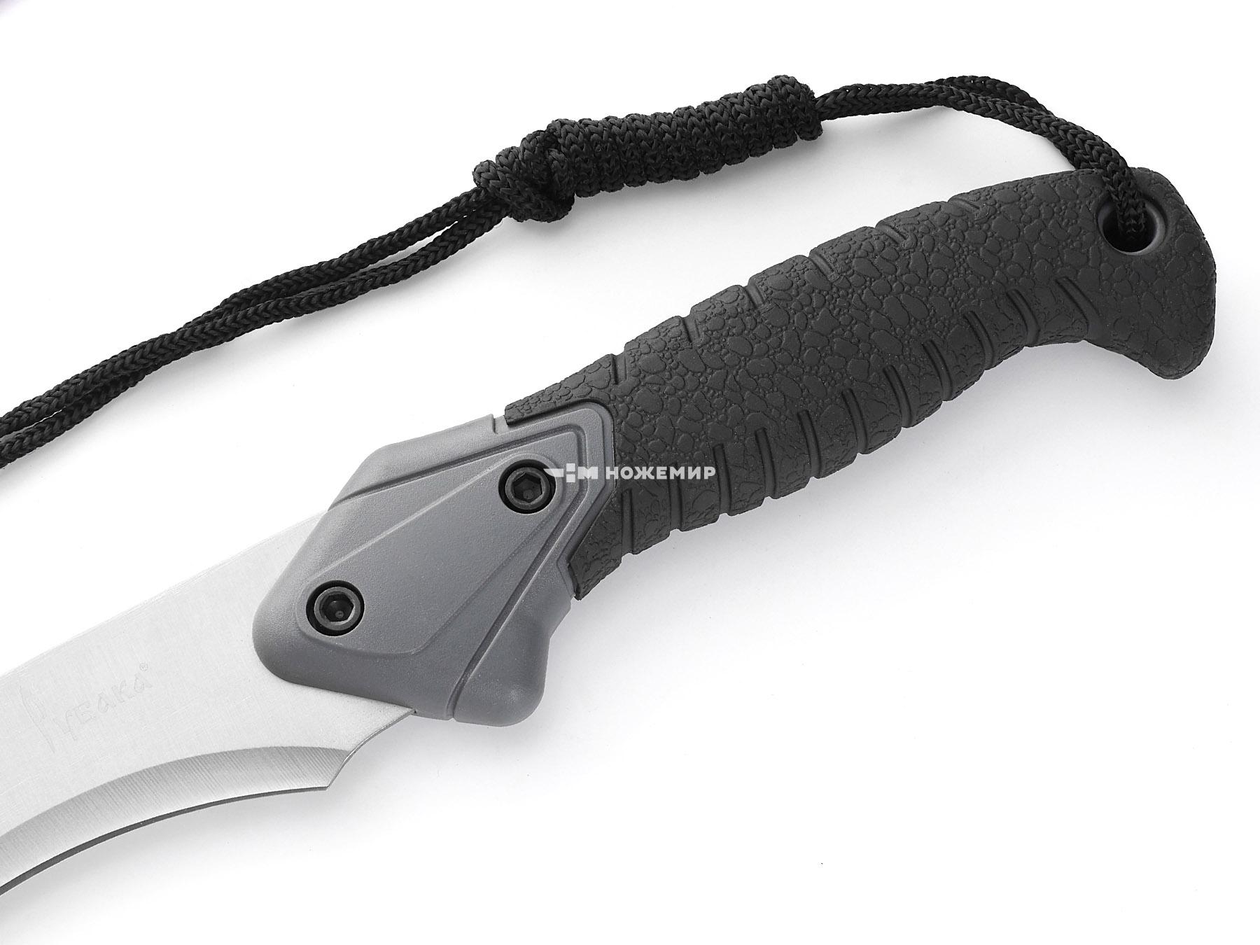 Мачете туристический нож кукри Рубака T190GLA с темляком и ножнами