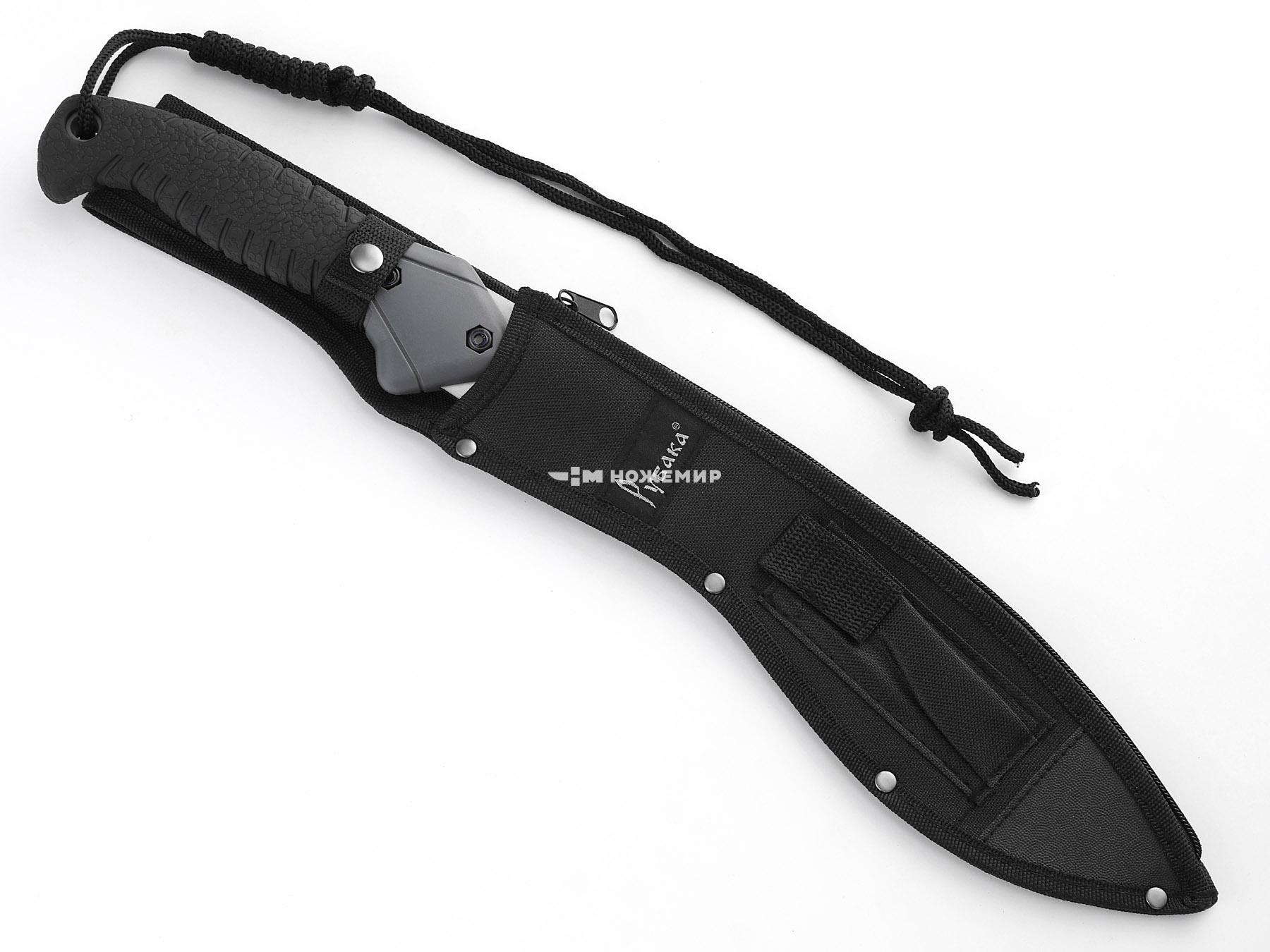 Мачете туристический нож кукри Рубака T190GLA с темляком и ножнами