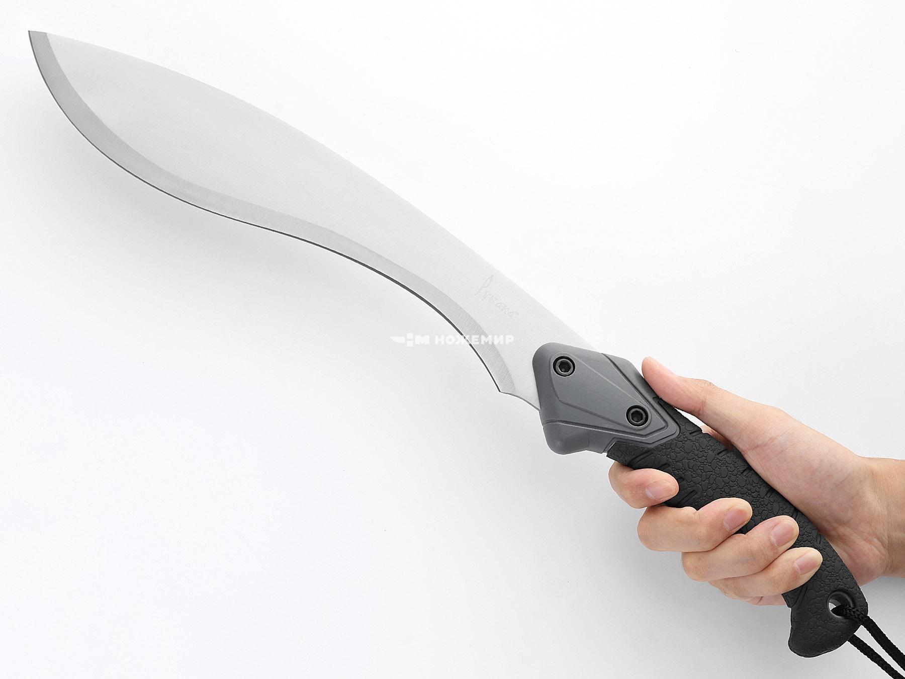 Мачете туристический нож кукри Рубака T190GLA с темляком и ножнами