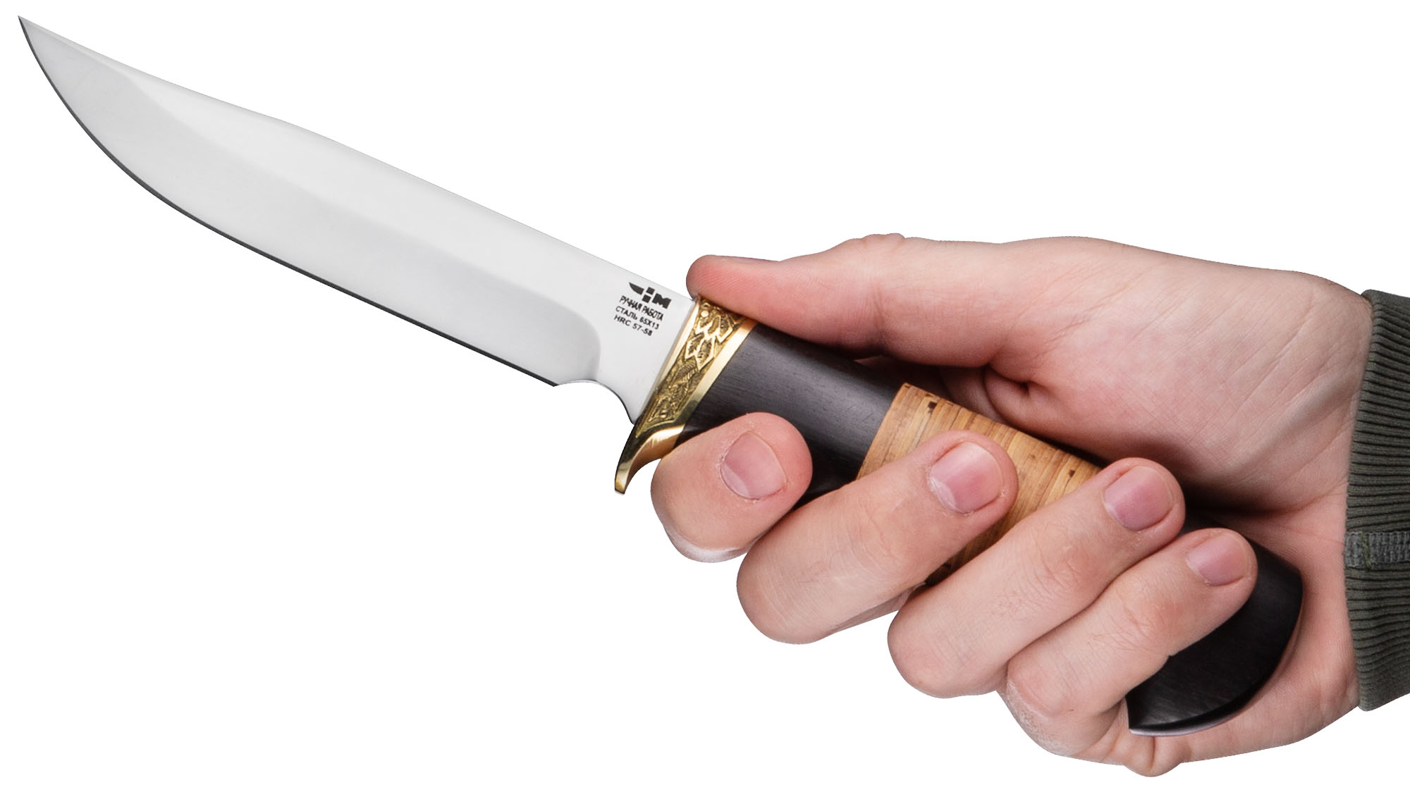 Нож ручной работы Ножемир нержавеющая сталь ЗВЕРОБОЙ (2095)н