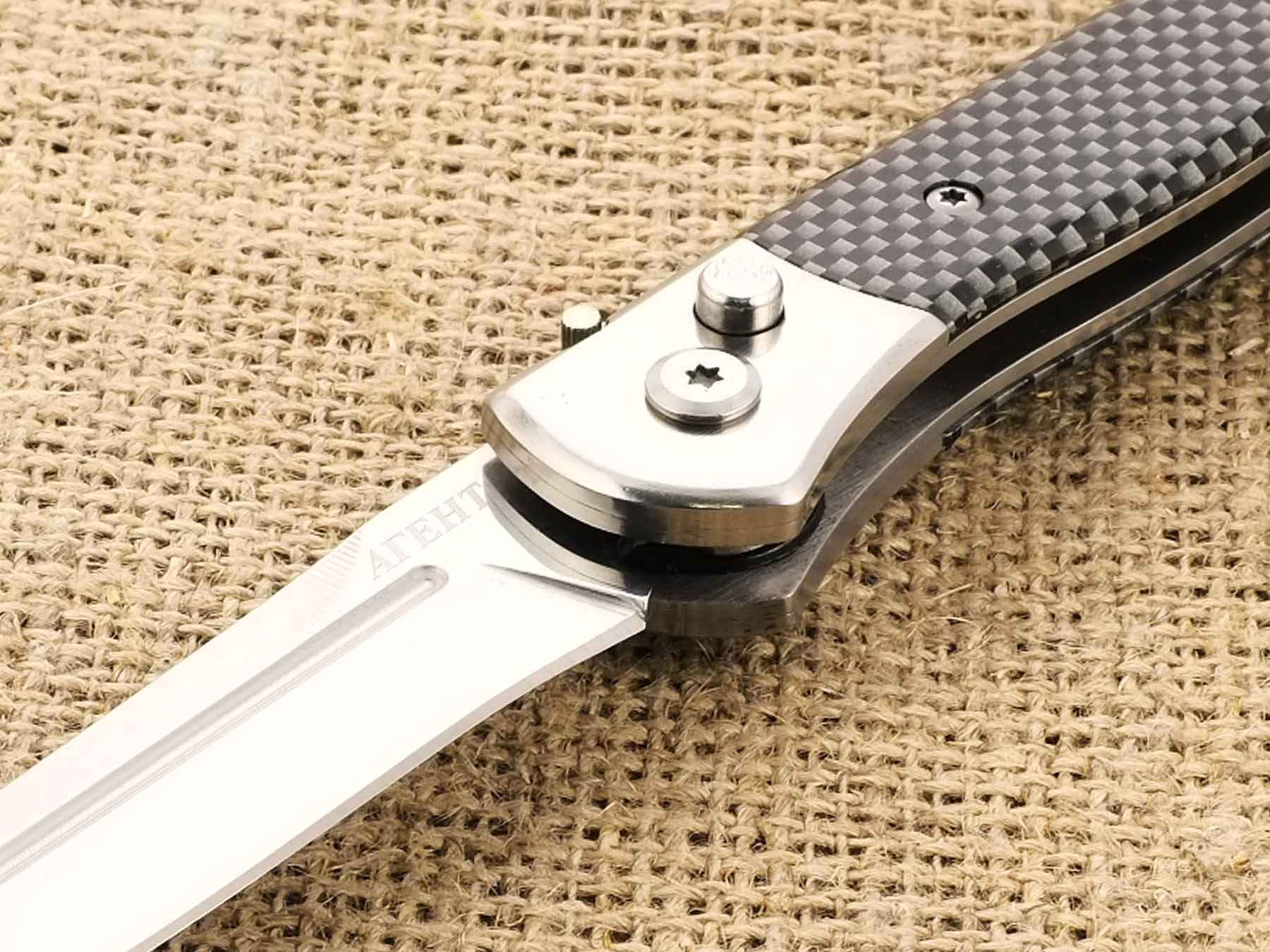 Нож складной автоматический Ножемир Чёткий Расклад A-158 Агент