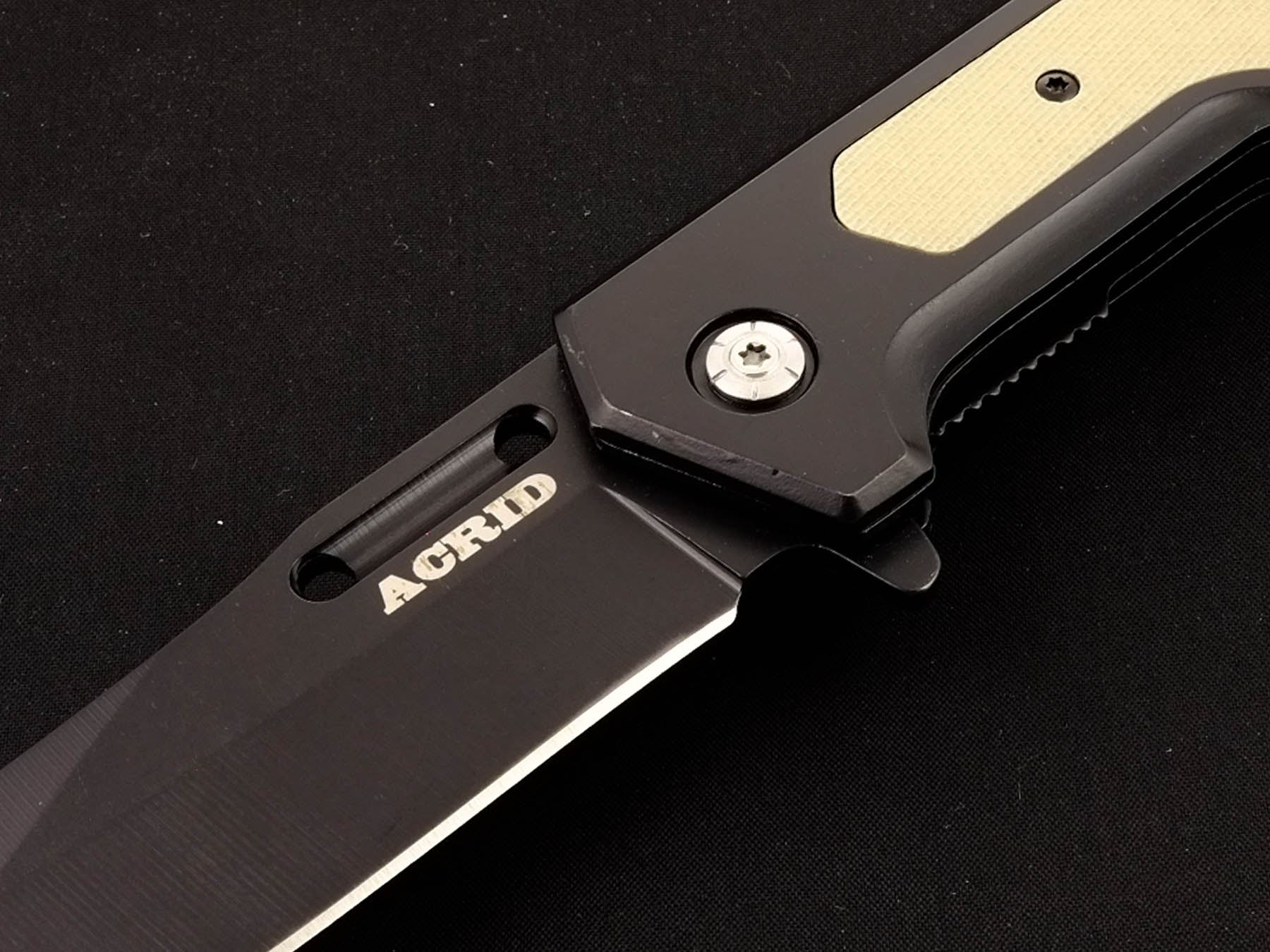 Нож складной автоматический Ножемир Чёткий расклад ACRID A-222
