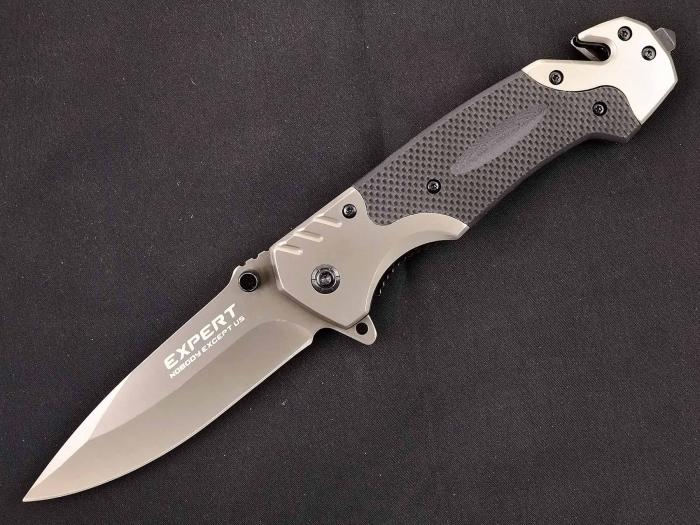 Нож складной автоматический Ножемир Чёткий расклад NOBODY EXCEPT US EXPERT A-229