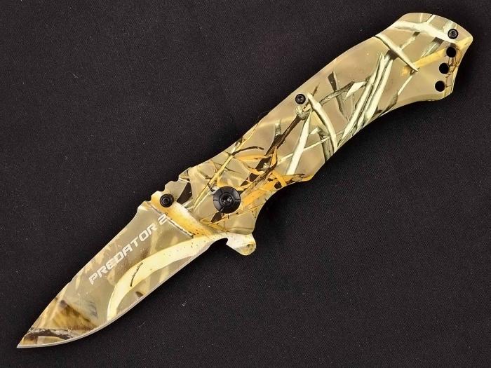 Нож складной автоматический Ножемир Чёткий расклад PREDATOR 2 A-231