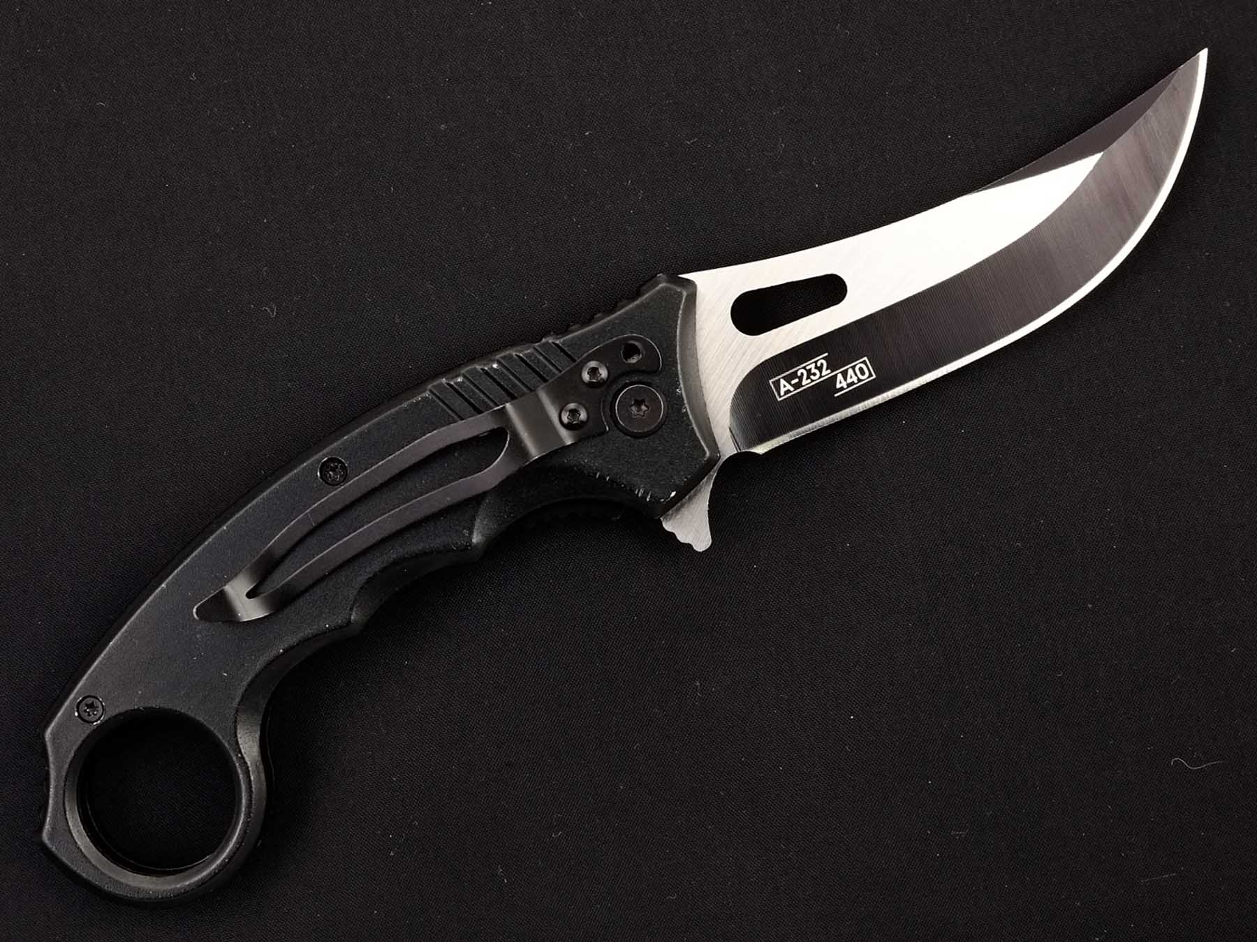 Нож складной автоматический Ножемир Чёткий расклад A-232