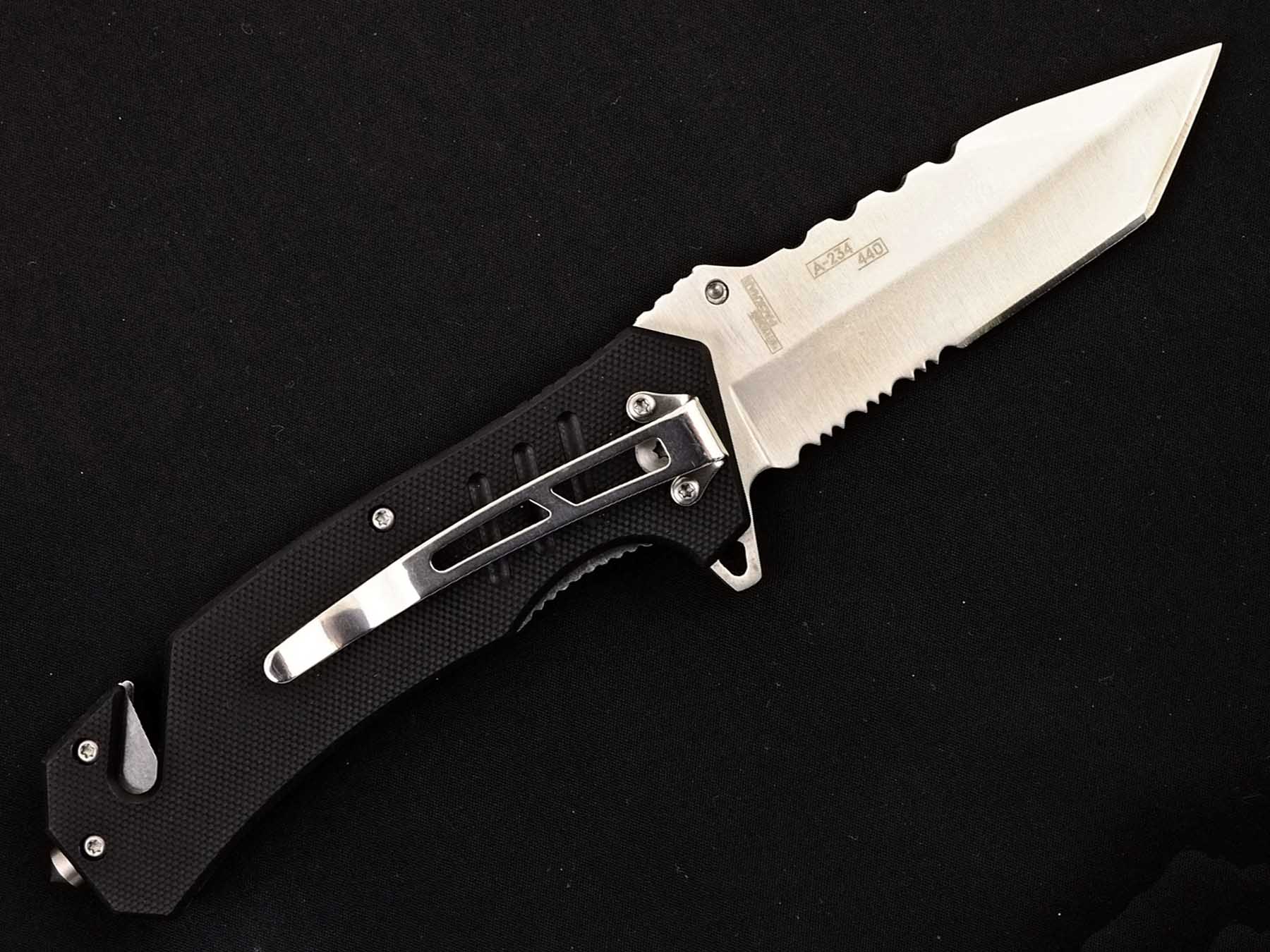 Нож складной автоматический Ножемир Чёткий расклад ARTIFICER A-234