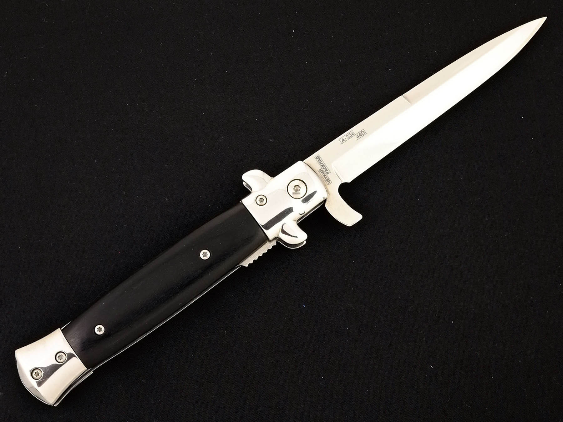Нож складной автоматический Ножемир Чёткий расклад MASTER A-236