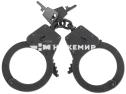 Спецсредство наручники металлические Ножемир БРС-2 оксид с двумя ключами и фиксатором