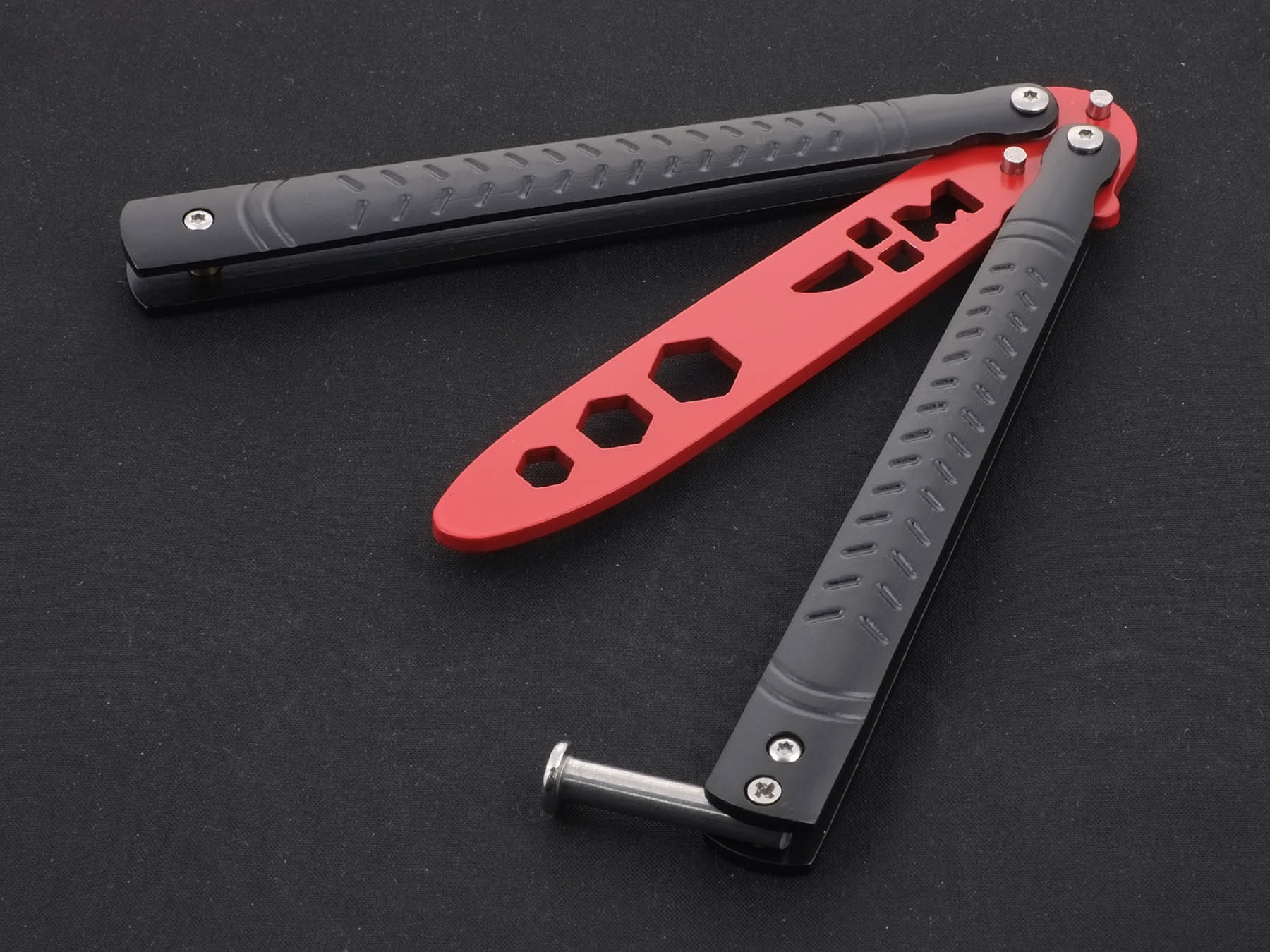 Нож тренировочный бабочка с клинком гаечный ключ Ножемир BTN-3