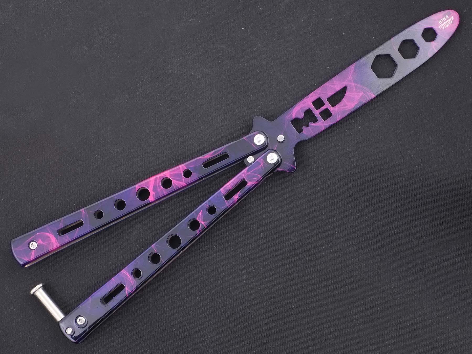 Нож тренировочный бабочка с клинком гаечный ключ Ножемир BTN-8