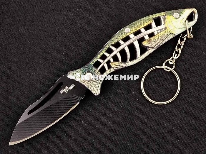 Нож складной брелок рыба Ножемир Чёткий расклад C-249
