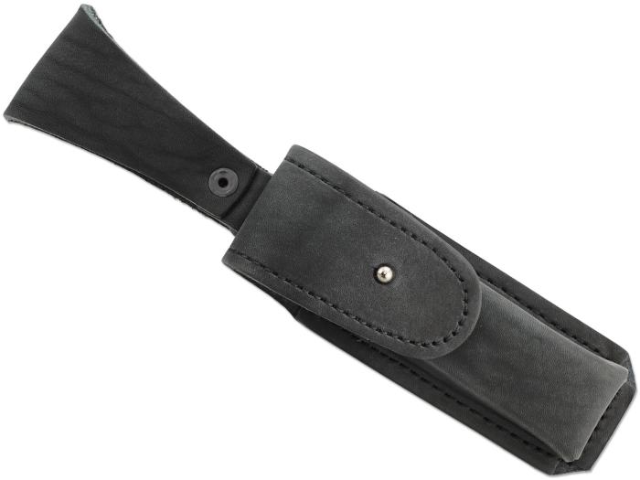 Чехол для складного ножа кожаный ЧДС №14п(ч)