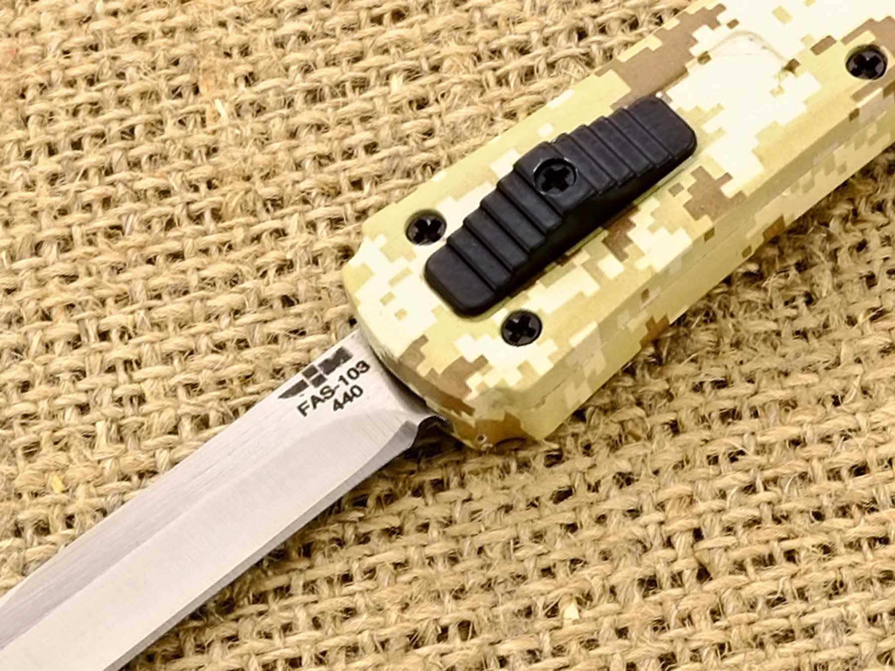Нож складной автоматический фронтальный Ножемир FAS-103