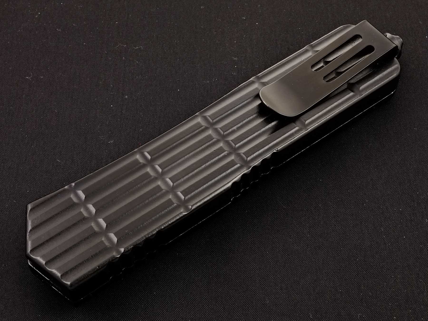 Нож складной автоматический с фронтальным выбросом клинка Ножемир BLACK GRIZZLY FAS-115