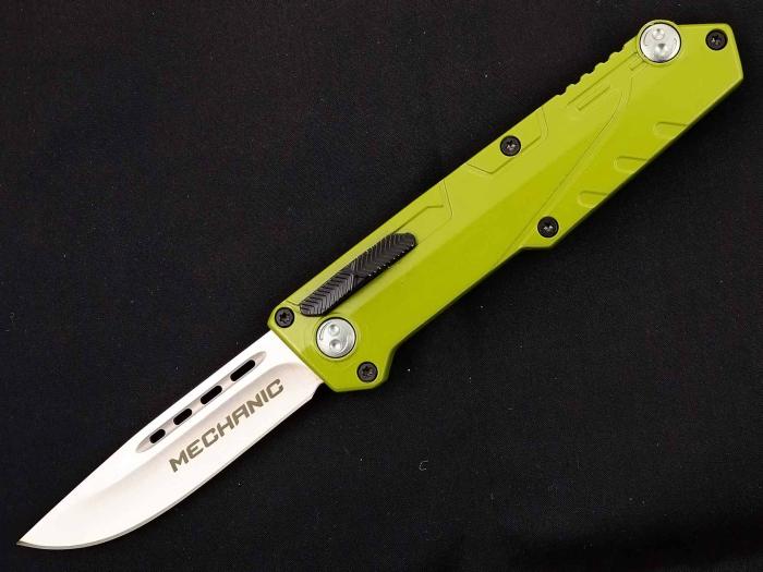 Нож складной автоматический с фронтальным выбросом клинка Ножемир MECHANIC FAS-119