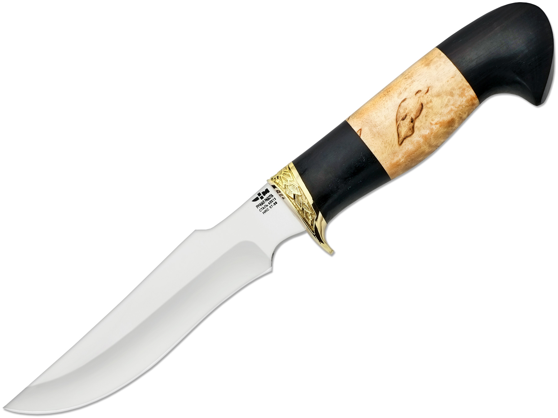Нож ручной работы Ножемир из нержавеющей стали КАРДИНАЛ (4198)н