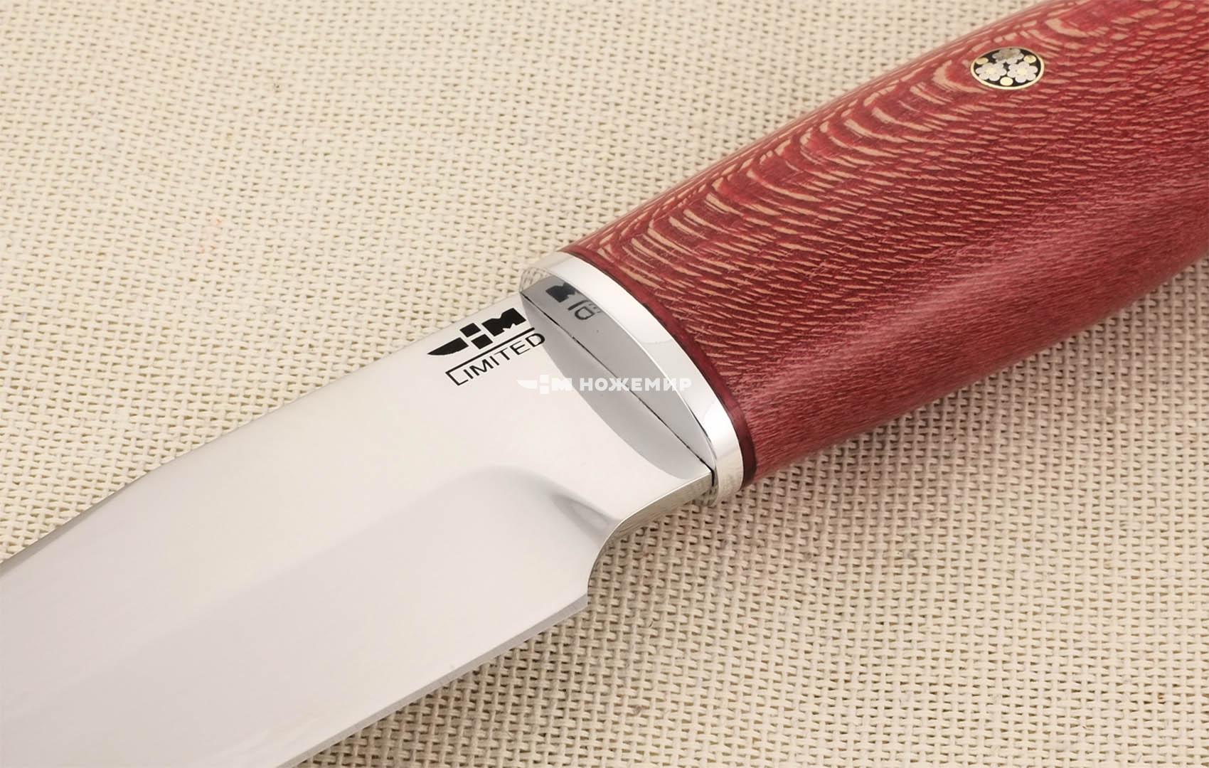 Нож Elmax ручной работы порошковая сталь Uddeholm Элмакс Ножемир Limited КУНИЦА (4109)ELMAX