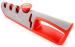 Точилка универсальная для ножей и ножниц Ножемир LAN-3 красная серая