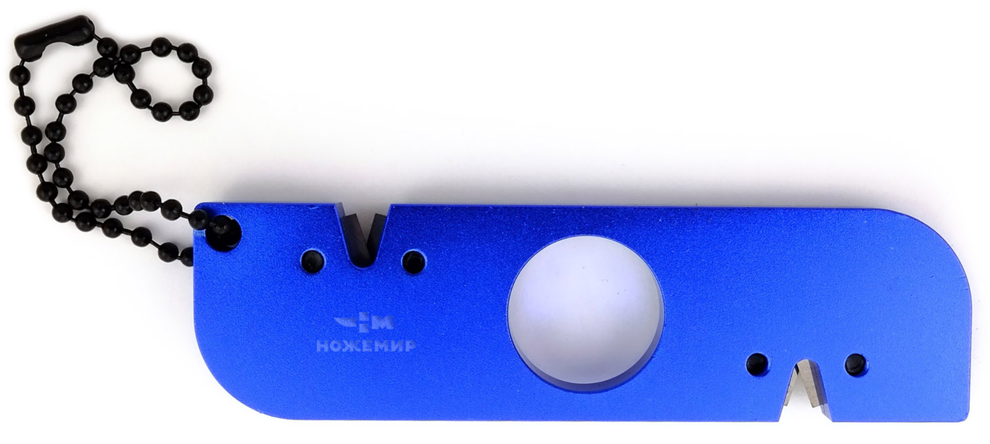 Ножетока-брелок уличная карманная на цепочке Ножемир LAN-5 синяя